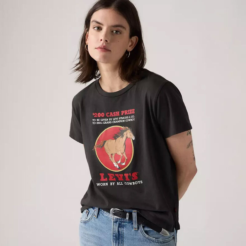 Levi's Graphic Boxy Western Archival Cash Prize T Shirt image number 2